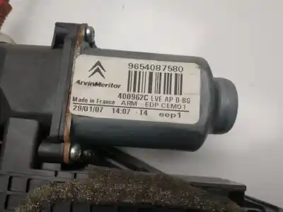 Peça sobressalente para automóvel em segunda mão motor elevador vidro dianteiro direito por citroen c4 picasso vtn@v 109 cv / 80 kw referências oem iam 9654087580  400962c