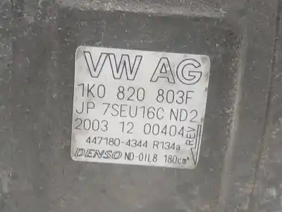 Автозапчастина б/у компресор кондиционера для audi a3 (8p) 3.2 ambition quattro посилання на oem iam 1k0820803f  20031200404