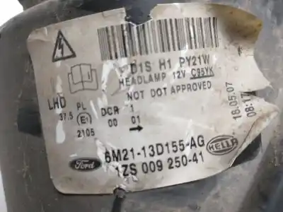 Автозапчасти б/у ЛЕВАЯ ФАРА за FORD S-MAX (CA1) Trend (03.2010->) 116 CV / 85 KW ссылки OEM IAM 6M2113D155AG  