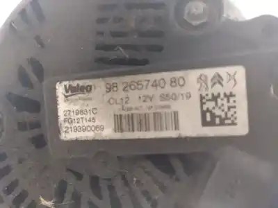 İkinci el araba yedek parçası alternatör için citroen c3 (08.2016->) 1.2 elle [1.2 ltr. - 81 kw 12v e-thp / puretech] oem iam referansları 9826574080  2719831c
