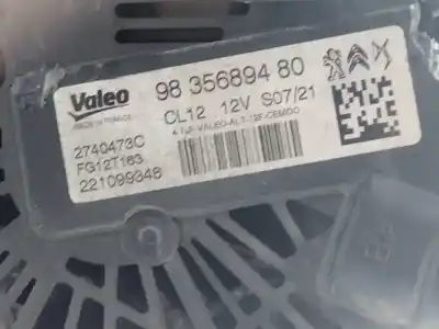 Second-hand car spare part alternator for citroen c3 exclusive oem iam references 9835689480  