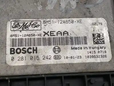 Peça sobressalente para automóvel em segunda mão Centralina De Motor Uce por FORD FOCUS LIM. (CB4) Trend Referências OEM IAM 0281015242  