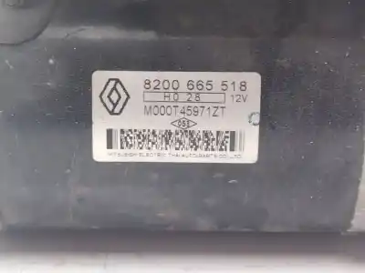 Second-hand car spare part starter motor for renault modus i confort dynamique 82 cv / 60 kw oem iam references 8200665518  