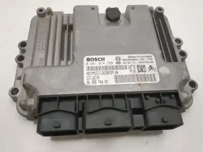 Peça sobressalente para automóvel em segunda mão centralina de motor uce por citroen c4 picasso i monospace (ud_) 1.6 hdi referências oem iam 0281014729  9665674480