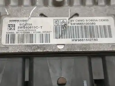 İkinci el araba yedek parçası ECU MOTOR KONTROL CIHAZI için CITROEN C4 GRAND PICASSO C4 GRAND PICASSO OEM IAM referansları 9665100380  