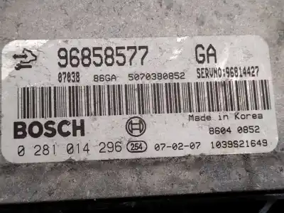 Автозапчастина б/у ебу контролер двигуна для opel antara cosmo 4x4 посилання на oem iam 96858577  0281014296