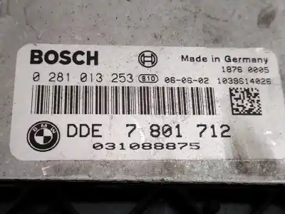 Second-hand car spare part ecu engine control for bmw serie 7 (e65/e66) 730d oem iam references dde7801712 0281013253 031088875