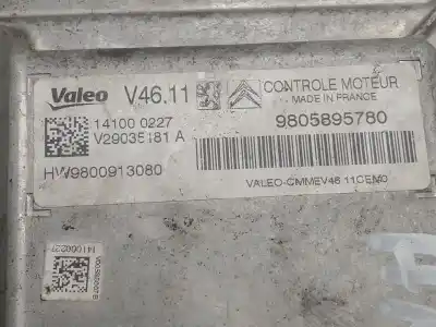Peça sobressalente para automóvel em segunda mão centralina de motor uce por citroen c3 attraction referências oem iam 9805895780  v29035181a