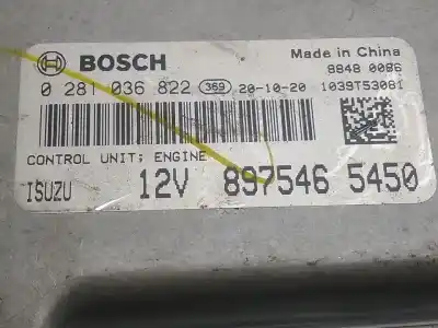 Автозапчасти б/у блок управления двигателем за isuzu d-max double cab custom 4wd ссылки oem iam 0281036822  9664618080