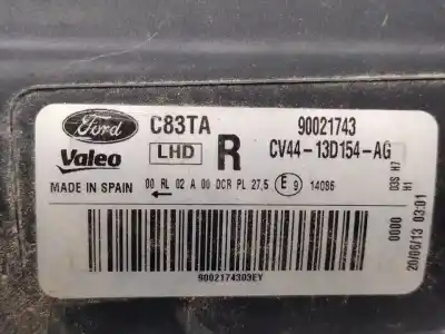 Gebrauchtes Autoersatzteil rechter scheinwerfer zum ford kuga (cbs) titanium oem-iam-referenzen cv4413d154ag  