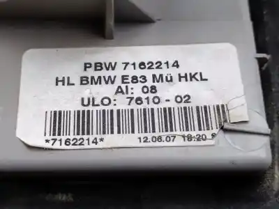 Second-hand car spare part INTERIOR REAR RIGHT LIGHT for BMW X3 (E83)  OEM IAM references 7162214  