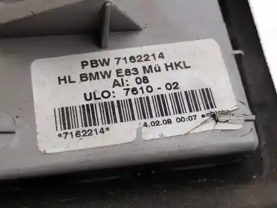 Second-hand car spare part interior rear right light for bmw x3 (e83) 2.0d oem iam references 7162214  