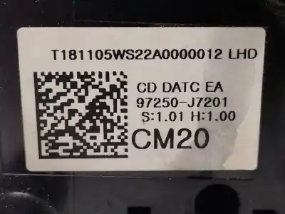 Peça sobressalente para automóvel em segunda mão comando de sofagem (chauffage / ar condicionado)  por kia ceed gt line 140 cv / 103 kw referências oem iam t181105ws22  