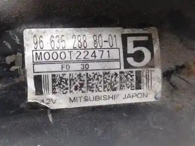 Pezzo di ricambio per auto di seconda mano motorino di avviamento per citroen c4 picasso i monospace (ud_) 1.6 hdi riferimenti oem iam 966352888001  