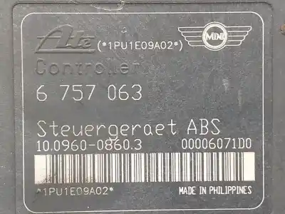 Pezzo di ricambio per auto di seconda mano abs per mini mini (r50, r53) cooper s riferimenti oem iam 6757063 6757062 1pu1e09a02