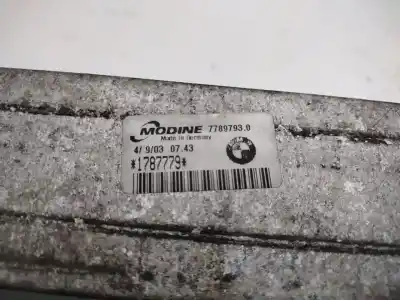 Second-hand car spare part intercooler for bmw serie 3 coupe (e46) 320 cd oem iam references 1787779  