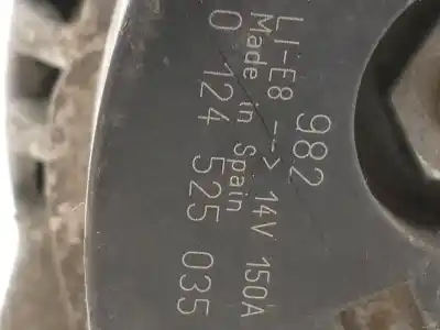 Peça sobressalente para automóvel em segunda mão alternador por citroen c4 picasso i monospace (ud_) 1.6 hdi referências oem iam 0124525035  9656321880