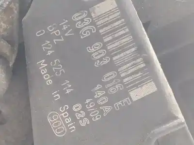 Peça sobressalente para automóvel em segunda mão alternador por audi a4 berlina (b8) e referências oem iam 03g903016e  0124525114