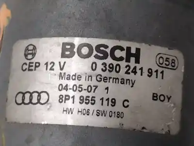 Peça sobressalente para automóvel em segunda mão motor do limpa para brisas por audi a3 (8p) 2.0 tdi referências oem iam 5p1986023g  0390241911