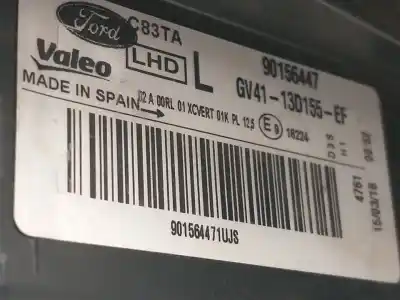 Second-hand car spare part left headlight for ford kuga (cbs) trend oem iam references 90156447  