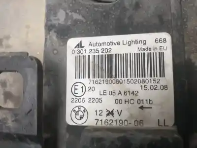 Second-hand car spare part right headlight for bmw x3 (e83) 2.0d oem iam references 0301235202  
