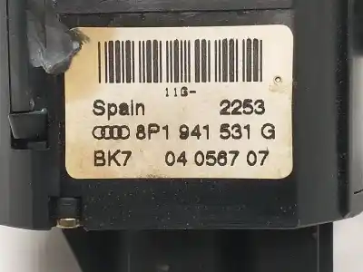 Peça sobressalente para automóvel em segunda mão comutador de luzes por audi a3 (8p) 2.0 tdi referências oem iam 8p1941531g  