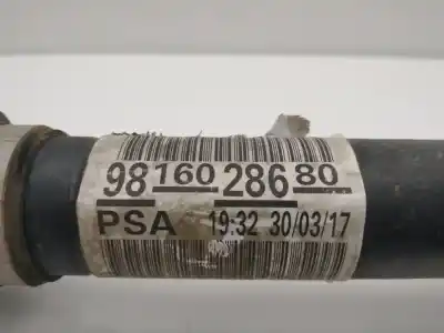 Second-hand car spare part Front Right Transmission for PEUGEOT 208 Style OEM IAM references 9816028680  