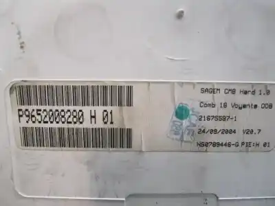 Peça sobressalente para automóvel em segunda mão quadrante por citroen c3 1.4 hdi referências oem iam p9652008280 h 01  
