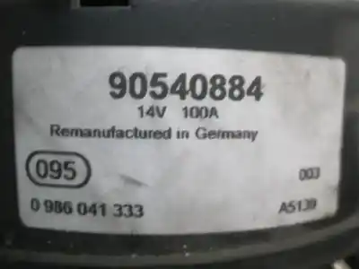 Second-hand car spare part alternator for opel frontera b (u99) 2.2 dti (6b_zc, 6b_vf, 6b_66, 6b_76) oem iam references 90540884  