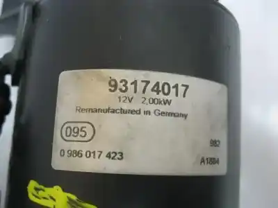 Автозапчастина б/у двигун запускається для opel frontera b (u99) 2.2 dti (6b_zc, 6b_vf, 6b_66, 6b_76) посилання на oem iam 93174017  