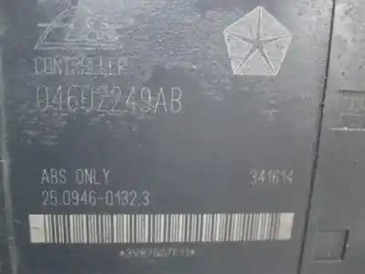 Peça sobressalente para automóvel em segunda mão abs por chrysler stratus 2.0 g/2.0l referências oem iam 04602249ab  
