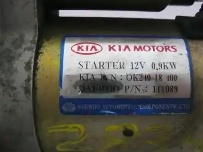 Second-hand car spare part starter motor for kia sephia 1.5 oem iam references 0k24018400  