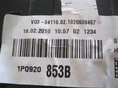 Second-hand car spare part dashboard for seat leon (1p1) 2.0 tdi 16v oem iam references 1p0920853b  
