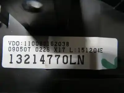 Автозапчастина б/у панель інструментів для opel meriva a monospace (x03) 1.3 cdti (e75) посилання на oem iam 13214770ln  110080162038