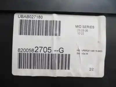 Peça sobressalente para automóvel em segunda mão quadrante por renault clio v 1.5 blue dci d fap referências oem iam 8200582705-g  