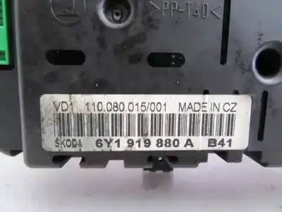 Second-hand car spare part dashboard for skoda fabia i (6y2) 1.9 sdi oem iam references vd1 110.080.015/001  