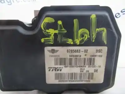 Peça sobressalente para automóvel em segunda mão abs por mini cooper 1.6 hdi w16d16(9hz) referências oem iam 6785683  