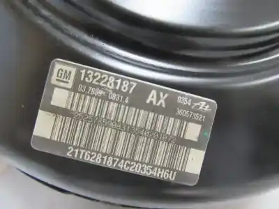 Second-hand car spare part brake servo for opel insignia 2.0 cdti oem iam references 13228187  03785908314