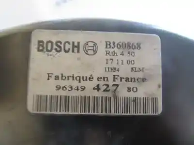 Pièce détachée automobile d'occasion servo frein pour peugeot 206 fastback (2a/c) 1.4 i références oem iam 96349 427 80  