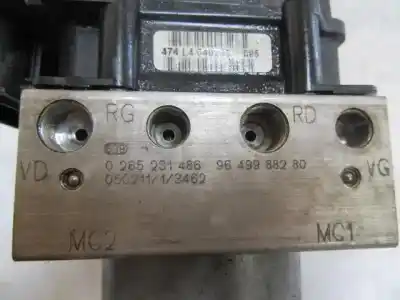 Peça sobressalente para automóvel em segunda mão abs por citroen c4 1.6 g -nfu referências oem iam 9657352780 9649988280 0265231486
