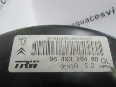 Pièce détachée automobile d'occasion servo frein pour citroen c2 (jm_) 1.4 hdi références oem iam 96 493 294 80 gl  