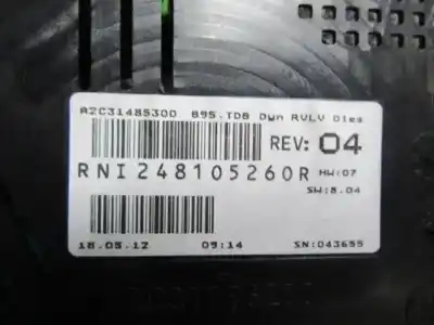 Peça sobressalente para automóvel em segunda mão quadrante por renault megane 1.5 dci k9k j8 referências oem iam 248105260r  a2c31485300