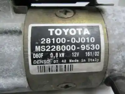 Piesă de schimb auto la mâna a doua electromotor pentru toyota yaris (_p1_) 1.0 (scp10_) referințe oem iam 281000j010  ms2280009530