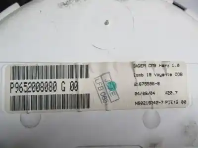 Peça sobressalente para automóvel em segunda mão quadrante por citroen c2 (jm_) 1.4 hdi referências oem iam p9652008080 g 00  