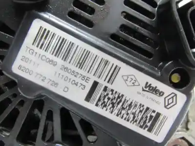 Автозапчастина б/у генератор для renault scénic ii (jm0/1_) 1.5 dci (jm1e, jm16) посилання на oem iam 8200722726d 111010473 2605275e