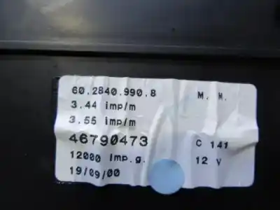Peça sobressalente para automóvel em segunda mão quadrante por lancia lybra 2.0 jtd referências oem iam 6028409908  