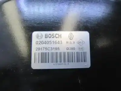Peça sobressalente para automóvel em segunda mão servo freio por renault laguna iii (bt0/1) 2.0 dci (bt01, bt08, bt09, bt0e, bt0k, bt12, bt1c, bt1d,... referências oem iam 0204051643  
