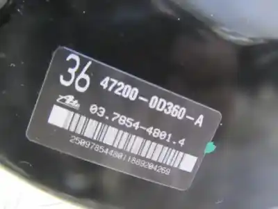 Peça sobressalente para automóvel em segunda mão servo freio por toyota yaris (_p9_) 1.33 vvt-i (nsp90_) referências oem iam 472000d360a  