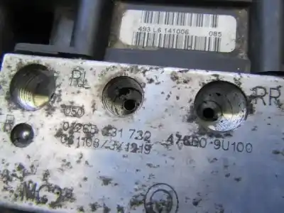 Peça sobressalente para automóvel em segunda mão abs por nissan note (e11, ne11) 1.5 dci referências oem iam 476609u100  0265231732