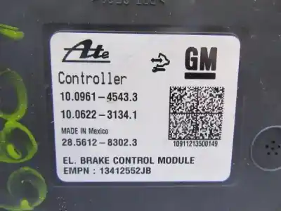 Second-hand car spare part abs for opel zafira tourer c (p12) 2.0 cdti (75) oem iam references 10.0961-4543.3  